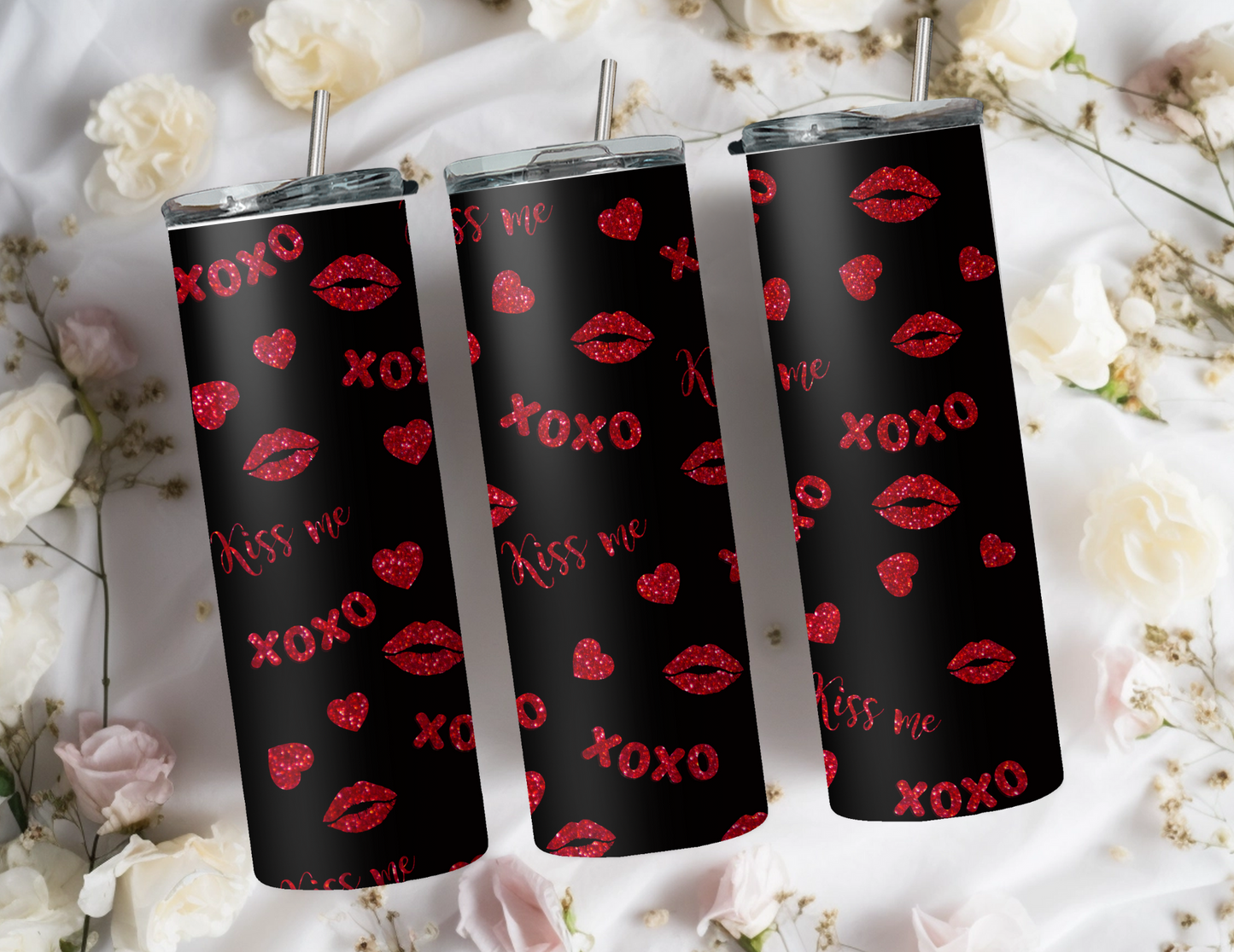 Red XOXO 20oz Tumbler