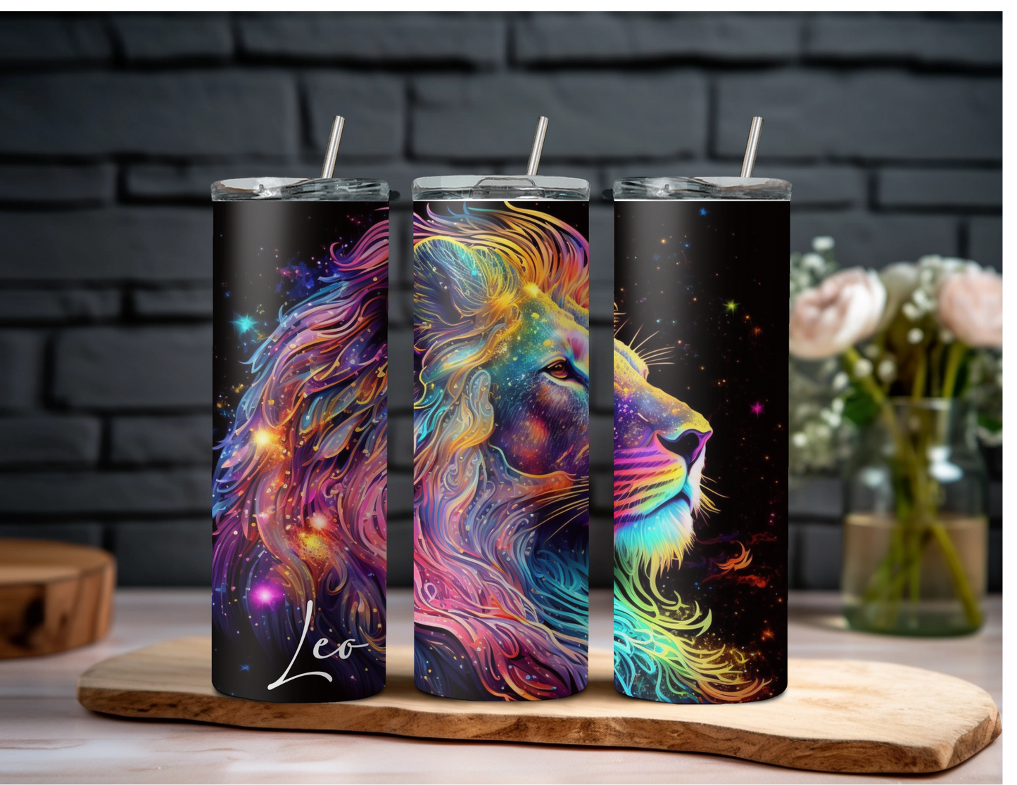 Leo Zodiac 20oz Straight Tumbler