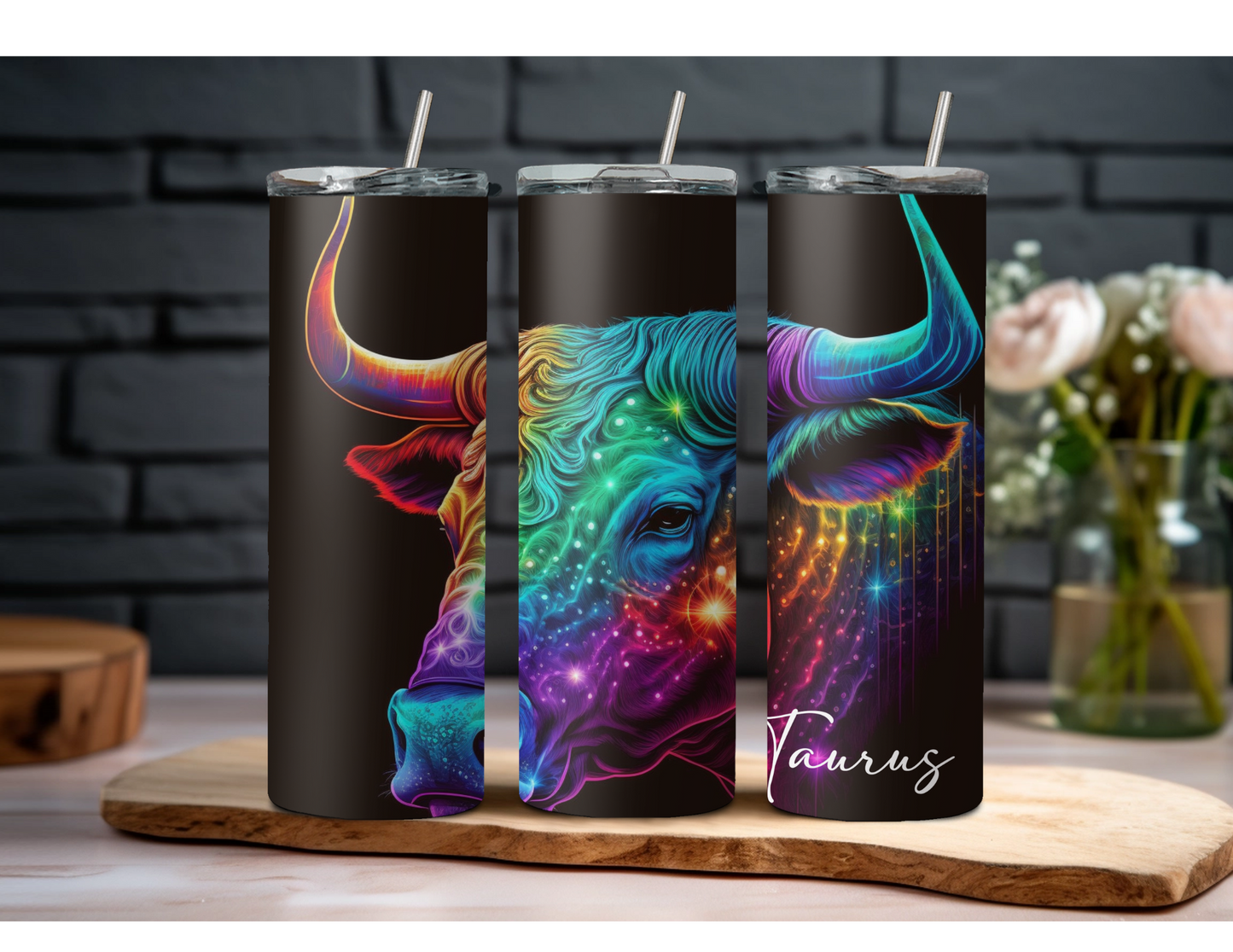 Taurus Zodiac 20oz Straight Tumbler