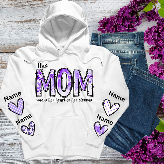 This "Mom" wears her heart on her sleeves