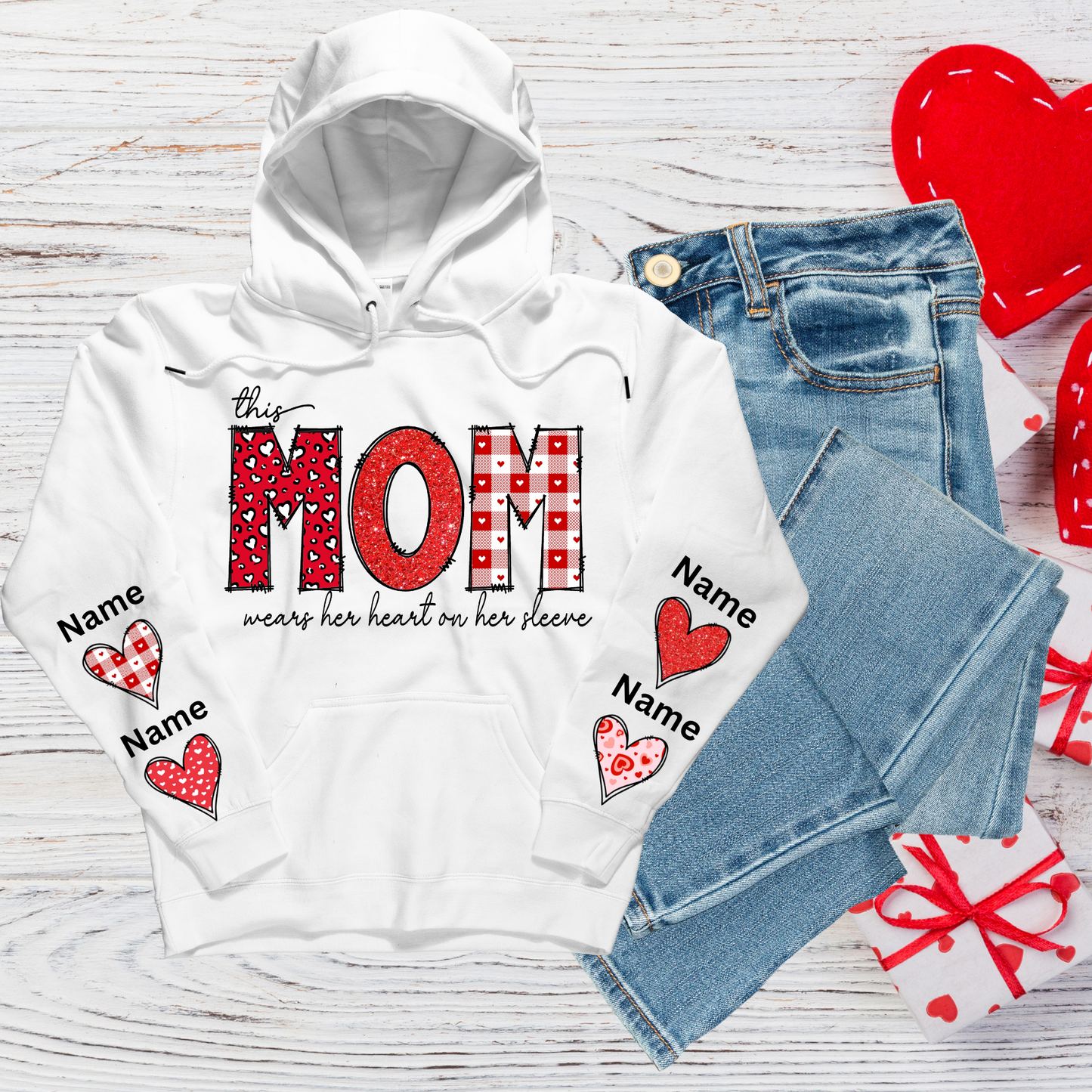 This "Mom" wears her heart on her sleeves