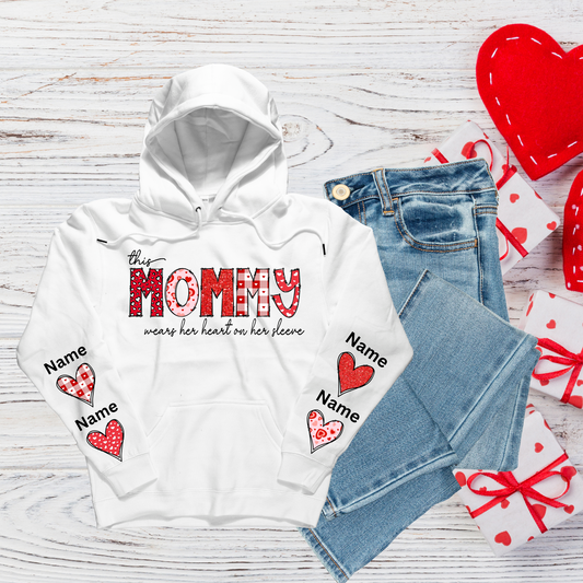 This "Mommy" wears her heart on sleeves