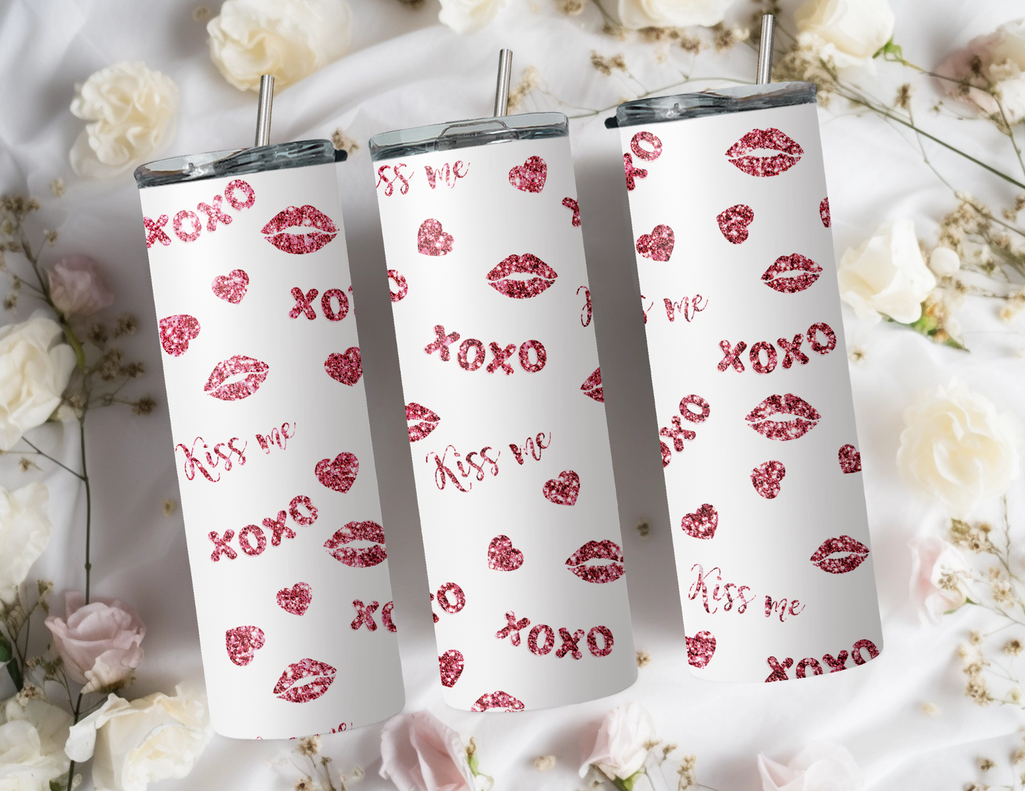 Pink XOXO 20oz Tumbler