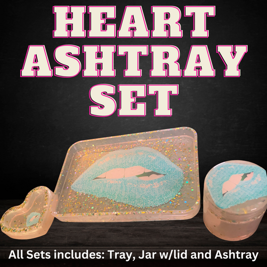 Smoker Heart Tray Set